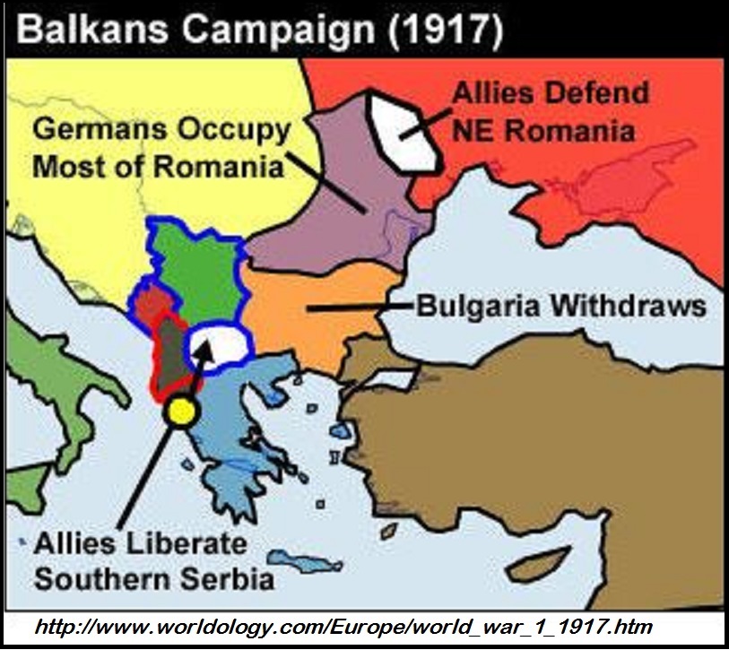 RUMANIA BALKANS CAMPAIGN 1917 PETIT-DIEULOIS