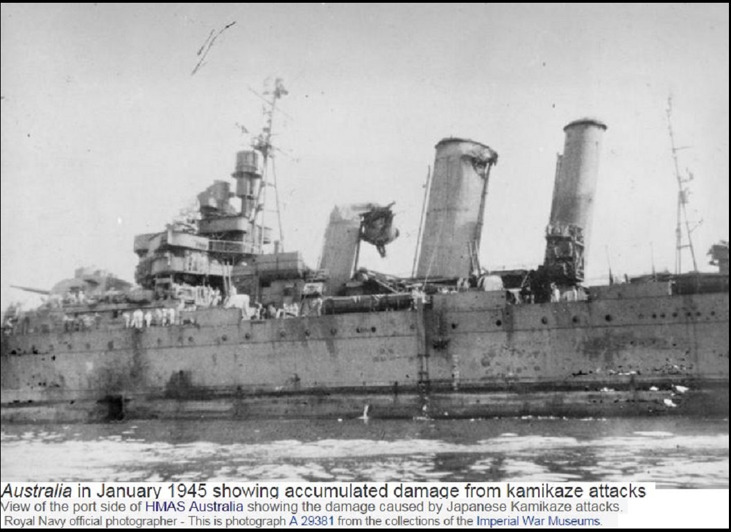 HMAS AUSTRALIA D84 DEC.19455 DIEULOIS