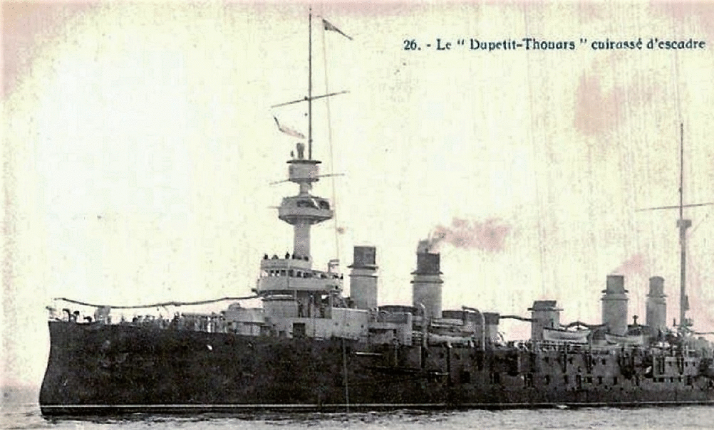 SINKING OF DUPETIT-THOUARS PETIT-DIEULOIS 1918