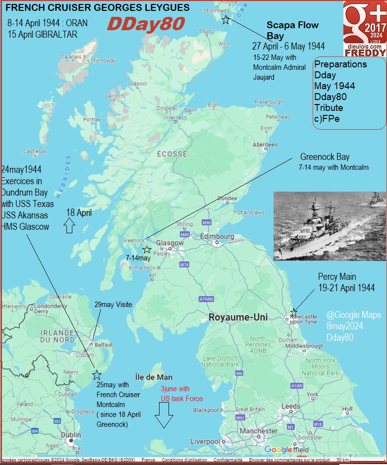 French Cruiser Georges Leygues 1944-1954 dieulois