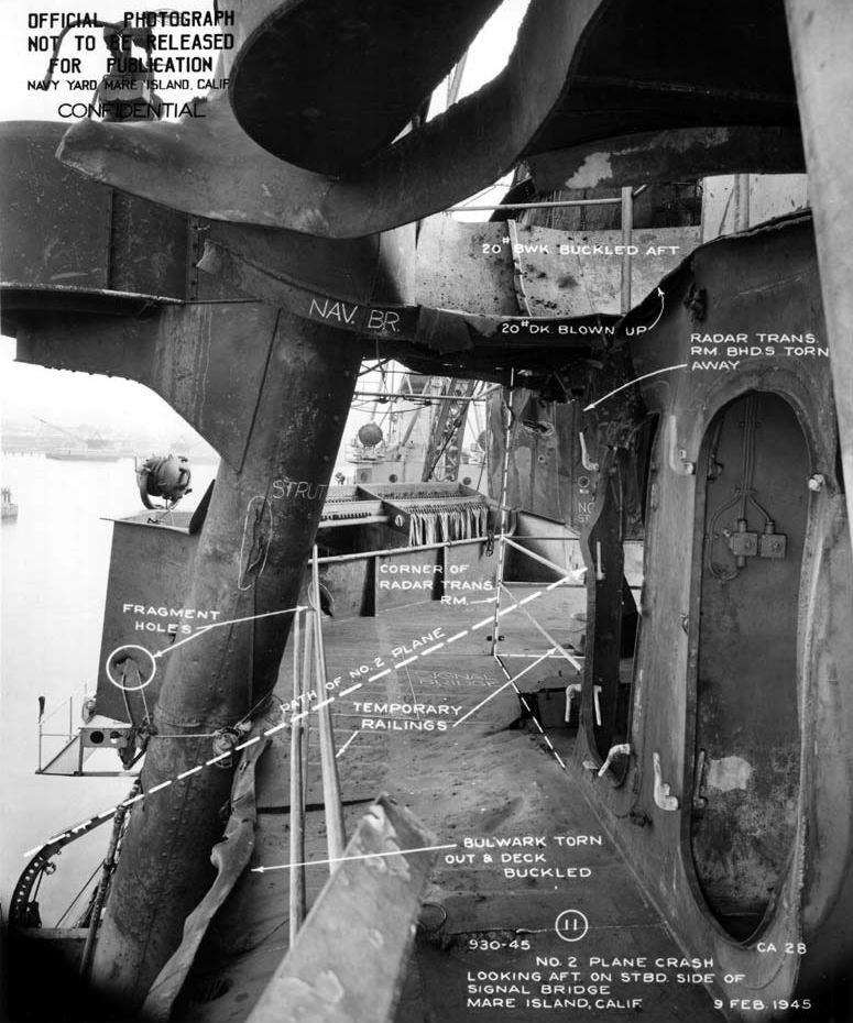 USS LOUISVILLE CA-28 JUNE 1945