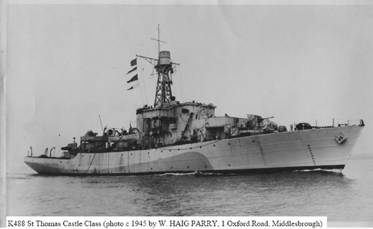 'HMCS ST THOMAS SAVED U877 CREW PETIT-DIEULOIS