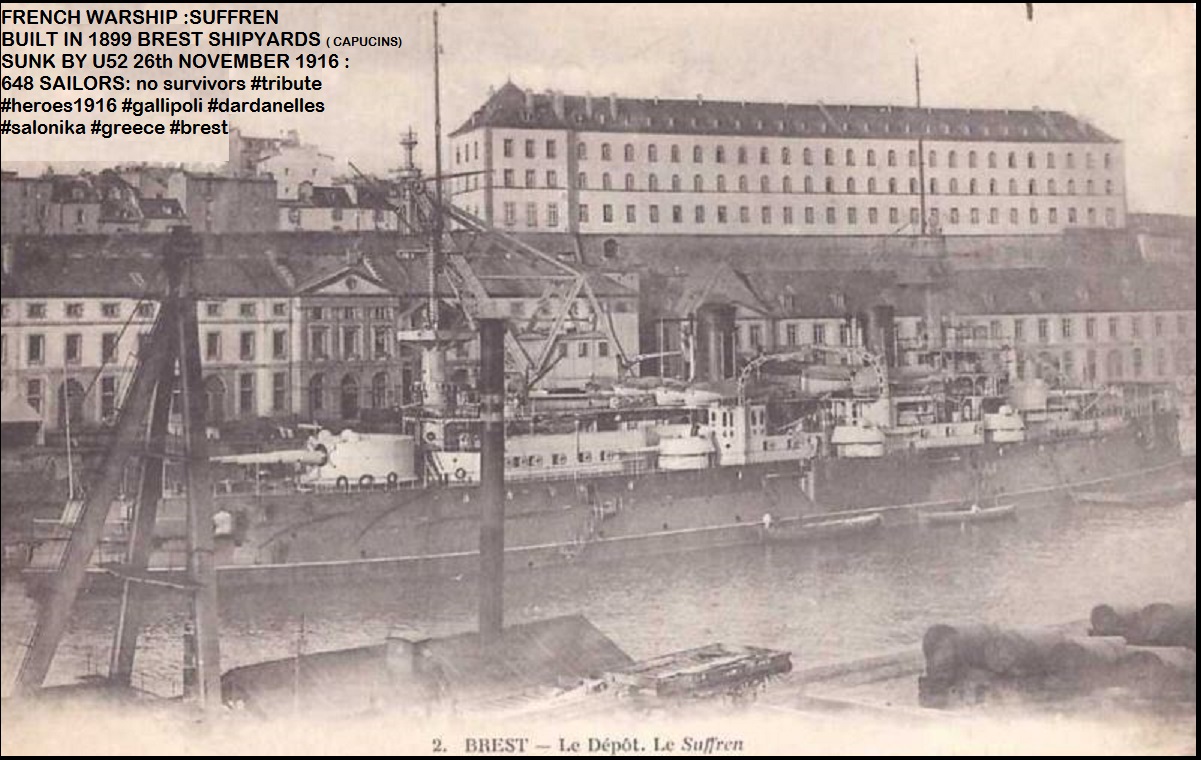 SUFFREN BREST 648 SAILORS PETIT-DIEULOIS