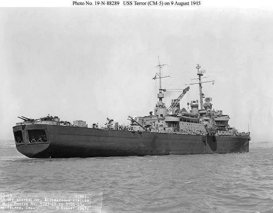 Battle of OKINAWA: May 1945 USS TERROR