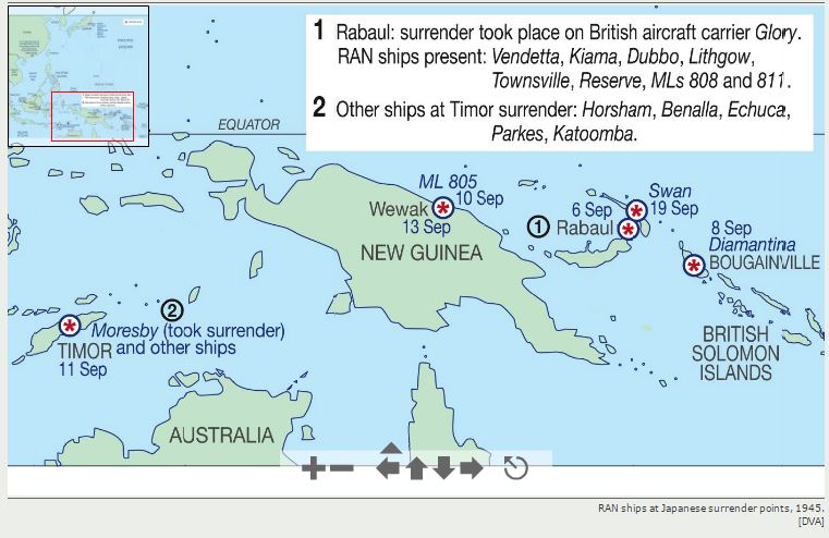 TIMOR: SEPT 1945 AUSTRALIA vs JAPAN PETIT-DIEULOIS