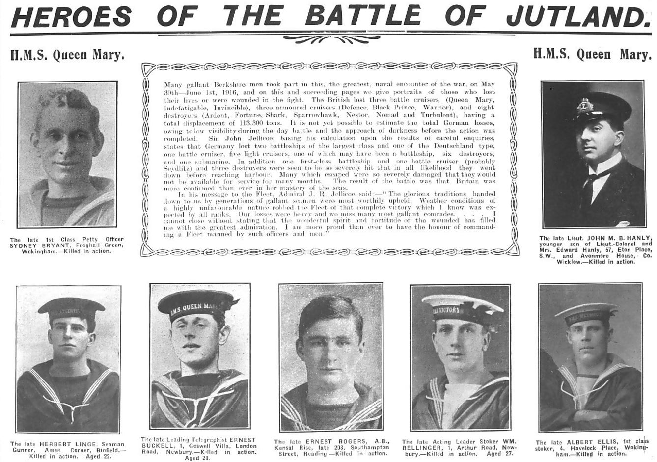 BATTLE OF JUTLAND 1st JUNE 1916 DIEULOIS