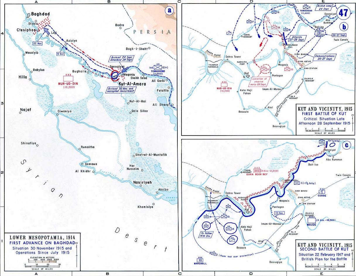 FIRST BATTLE OF KUT 5th APRIL1916