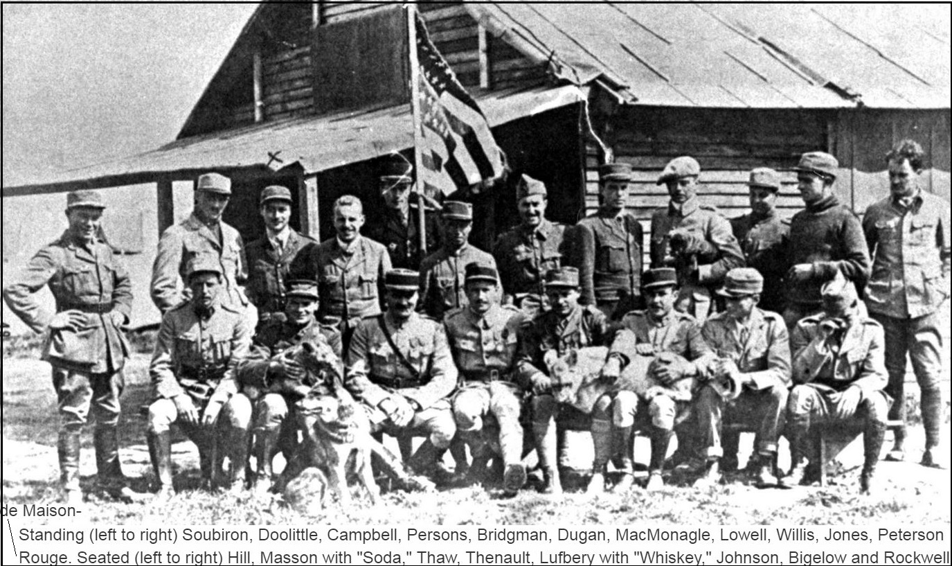 US AMERICAN LAFAYETTE SQUADRON 1916 6 DIEULOIS